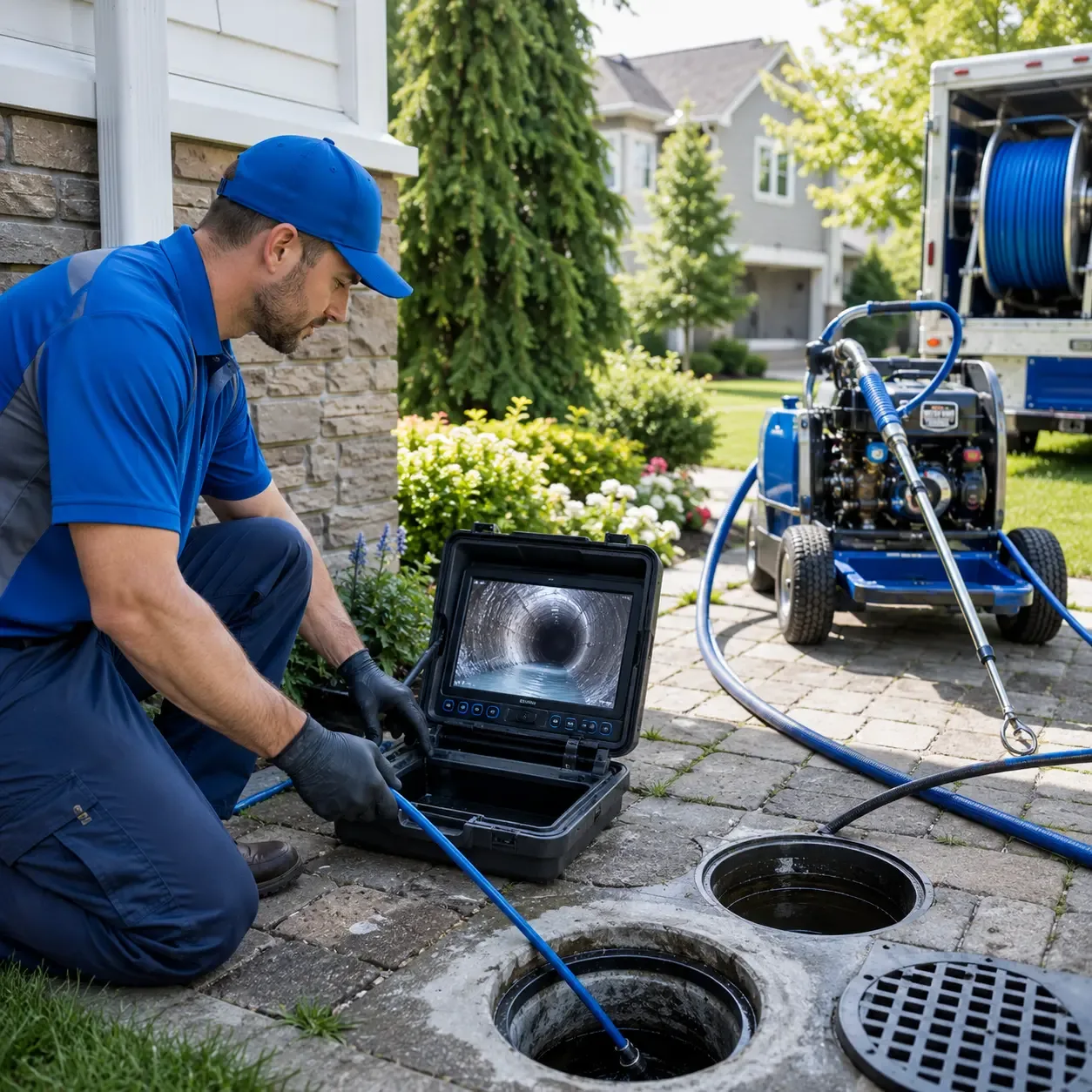 Outdoor drain cleaning professionals serving Coats, KS